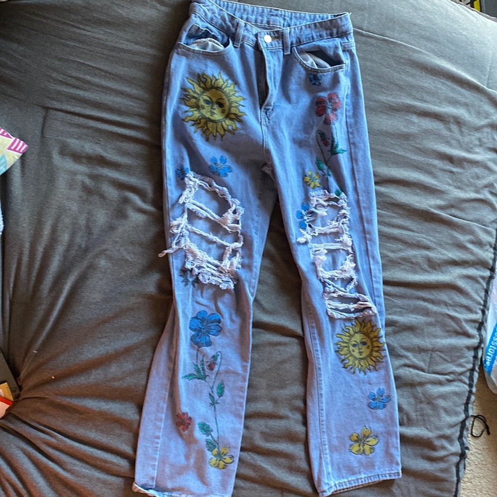 High waisted jeans size 6